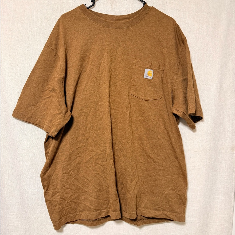 Carhartt Men's Tan Short Sleeve Tee